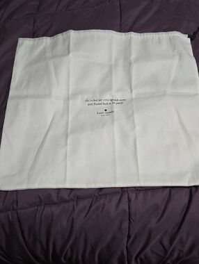 Kate Spade New York Drawstring Dust Bag 17 x 19 Inches